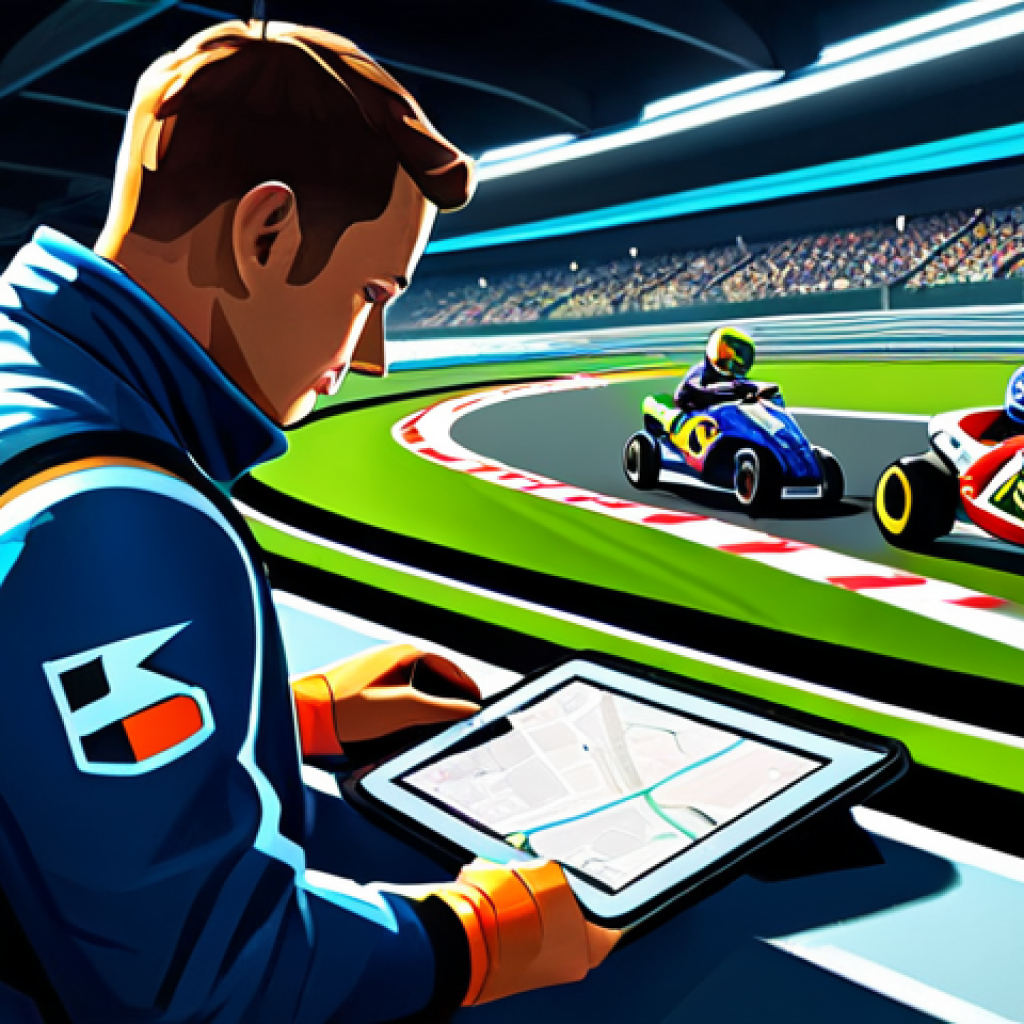 카트라이더 초보 유저를 위한 트랙별 공략 노트 - Track Familiarization**

"A young KartRider Rush+ player, fully clothed in casual, family-friendly a...