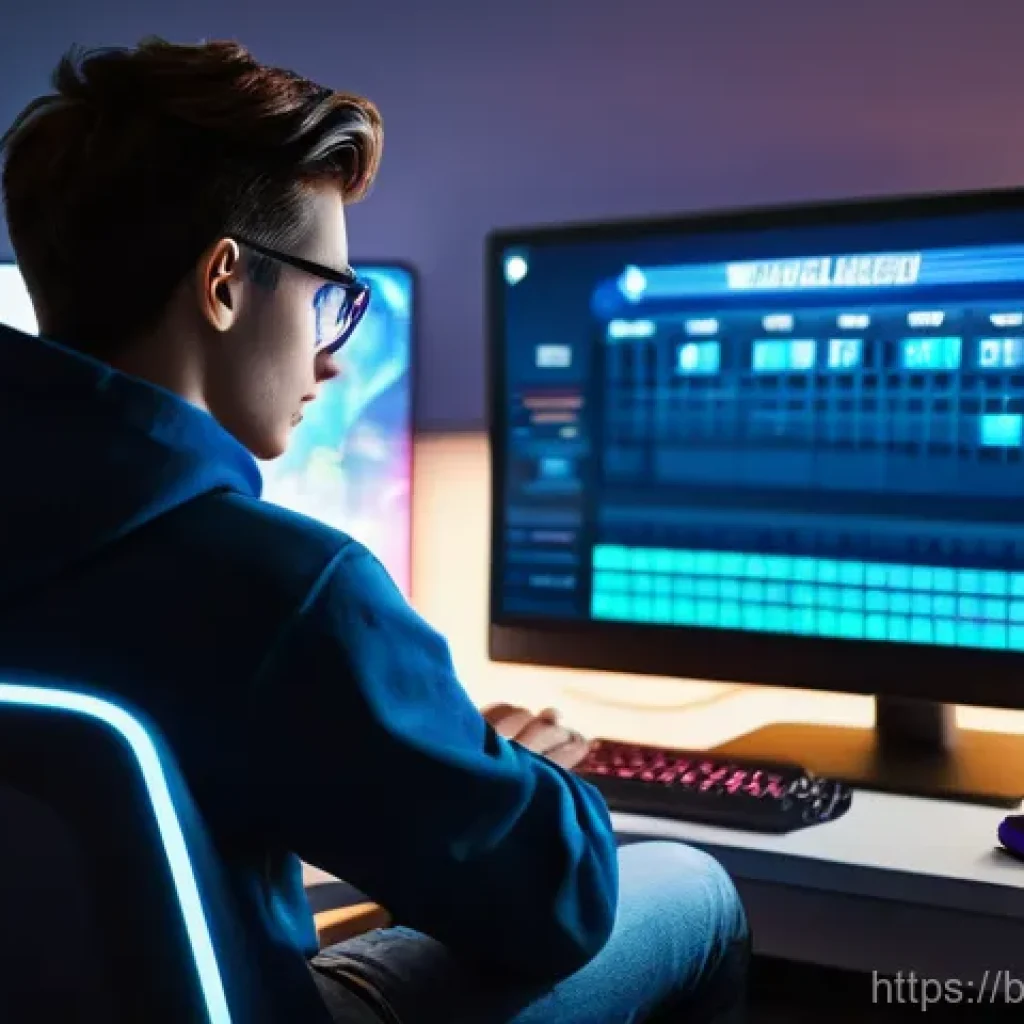 카트라이더 이벤트 활용 기술 - **Strategic Event Selection:** A focused young adult gamer, either male or female, with neat hair, s...