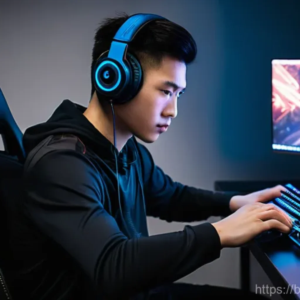 카트라이더 프로 선수 경험담 - **Dedicated Pro Gamer's Practice Session.**
A young male pro gamer, of East Asian descent, aroun...