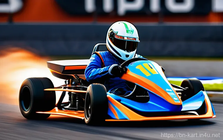 카트라이더 스피드전 차량 세팅 - **Prompt 1: "Explosive Boost and Engine Power"**
    A futuristic racing kart, vibrant and sleek, bu...