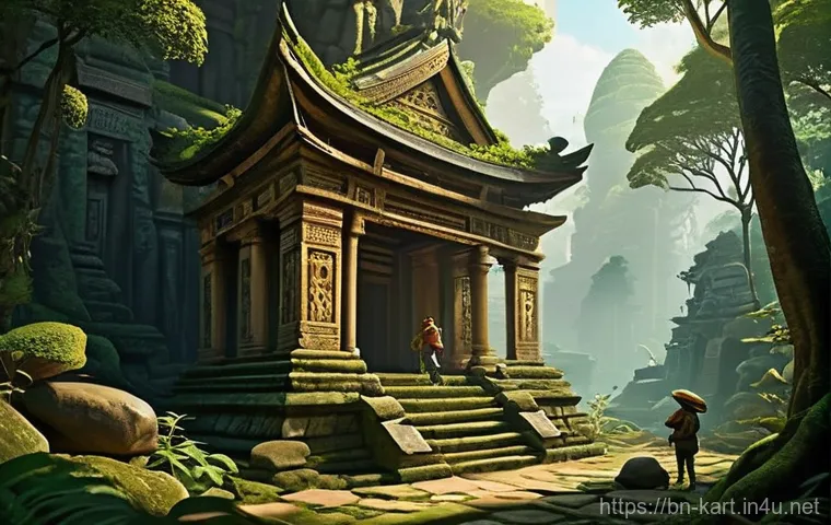 카트라이더 팬아트 이벤트 팁 - **Prompt:** A dynamic and whimsical illustration featuring the KartRider character, Dao, as a curiou...