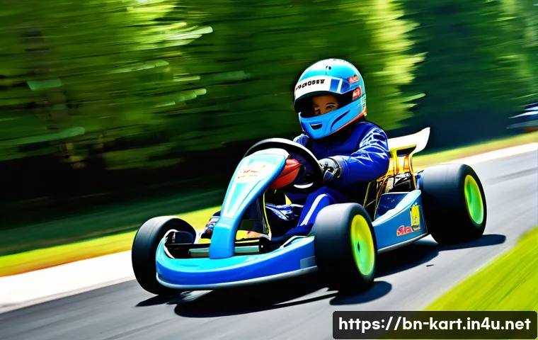 카트라이더 초보 유저의 게임 이해도 향상 - **Prompt 1: "KartRider Novice's First Drift Attempt"**
"A vibrant, dynamic shot of a young, exci...